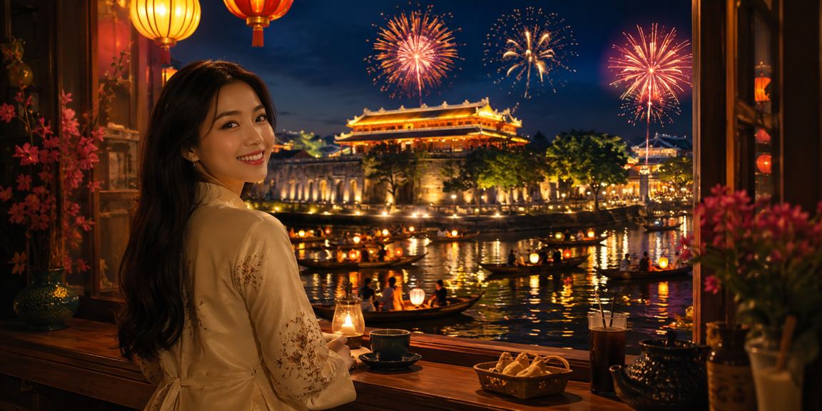 Cảnh người chơi phân tích cược casino tại quán cà phê ở Huế